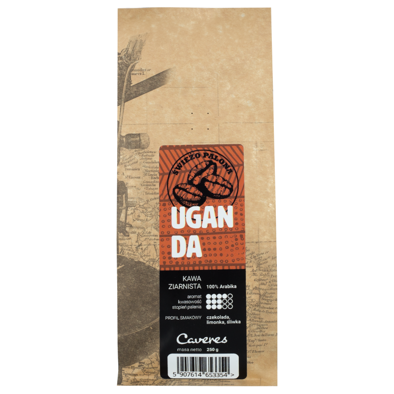 Kawa ziarnista Caveres Ugadnda 250 g