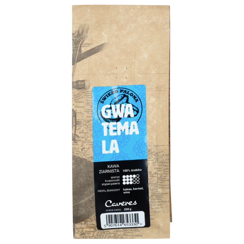 Kawa ziarnista Caveres Gwatemala 250 g