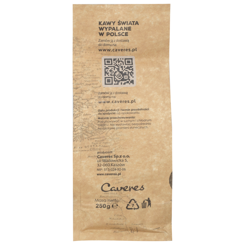 Kawa ziarnista Caveres Honduras 250 g