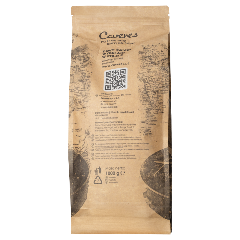 Kawa ziarnista Caveres Kolumbia Excelso 1 kg