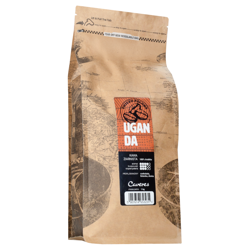 Kawa ziarnista Caveres Ugadnda 1 kg