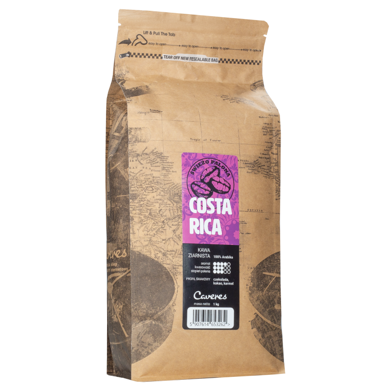 Kawa ziarnista Caveres Costa Rica 1 kg Kawa ziarnista Caveres Costa Rica 1 kg