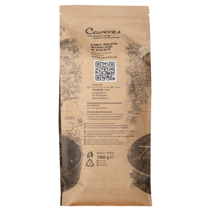Kawa ziarnista Caveres Costa Rica 1 kg Kawa ziarnista Caveres Costa Rica 1 kg