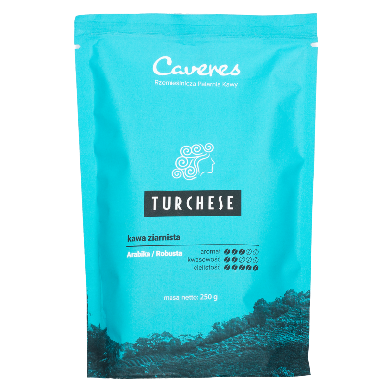 Kawa ziarnista Caveres Sorpresa Turchese 250 g