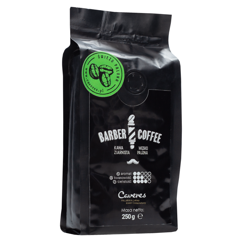 Kawa ziarnista Caveres Barber Coffee 250 g Kawa ziarnista Caveres Barber Coffee 250 g