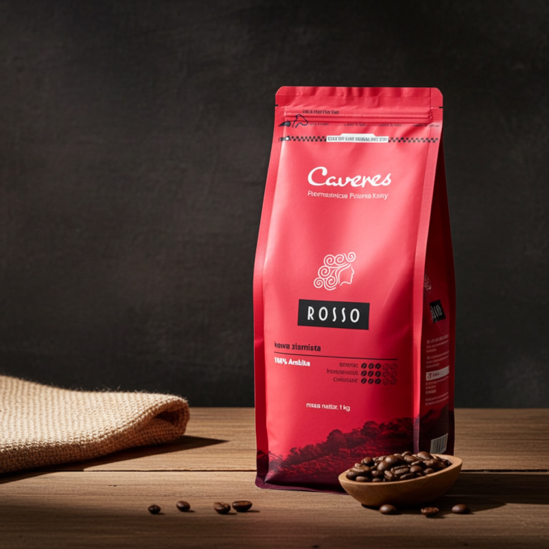 Kawa ziarnista Caveres Sorpresa Rosso 1 kg