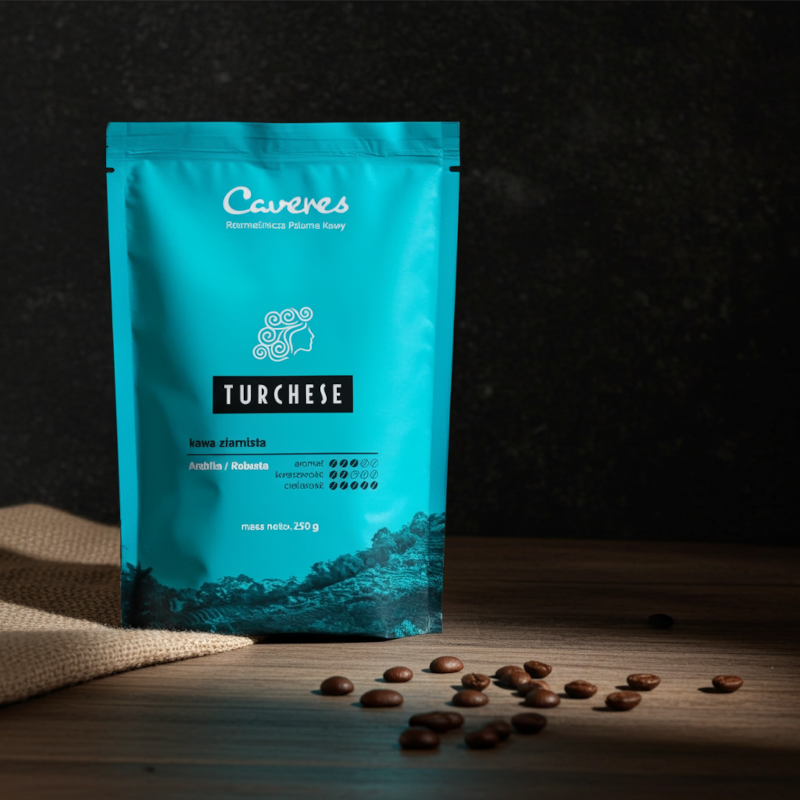 Kawa ziarnista Caveres Sorpresa Turchese 250 g