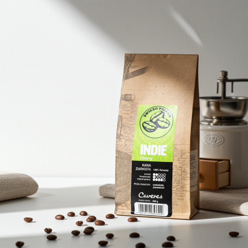 Kawa ziarnista Caveres India Cherry 250 g
