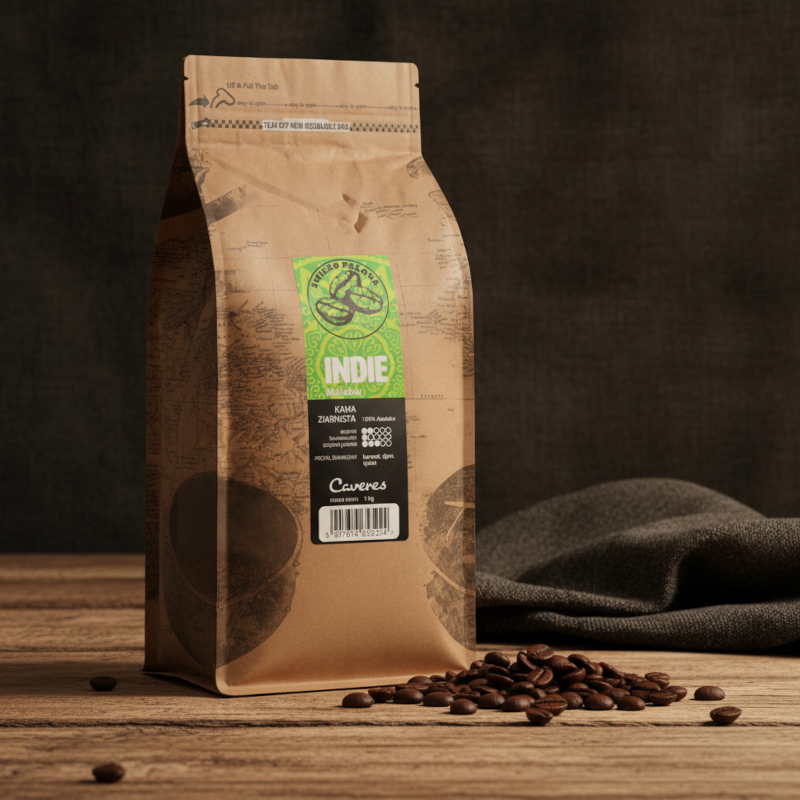 Kawa ziarnista Caveres Indie Monsooned 1 kg