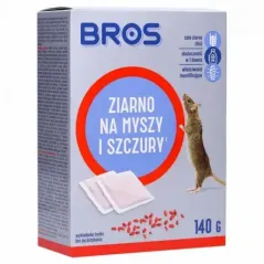 Ziarnka trujące na gryzonie Bros 140g