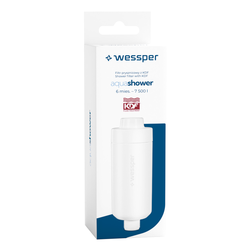 Filtr wody prysznicowy Wessper AquaShower White