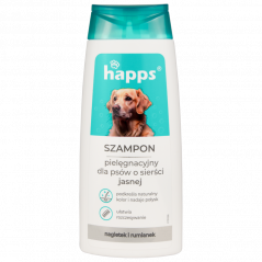 Szampon pielęgnacyjny dla psów o sierści jasnej Happs 200 ml