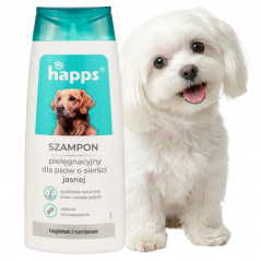 Szampon pielęgnacyjny dla psów o sierści jasnej Happs 200 ml