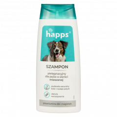 Szampon pielęgnacyjny dla psów o sierści mieszanej Happs 200 ml