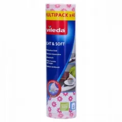 Ściereczka sprzątająca Vileda Light Soft - 40 sztuk