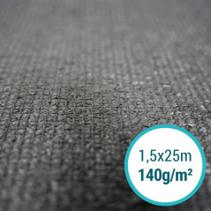 Siatka cieniująca Sillar 1,5x25m, 140 g/m², 90% zacienienia
