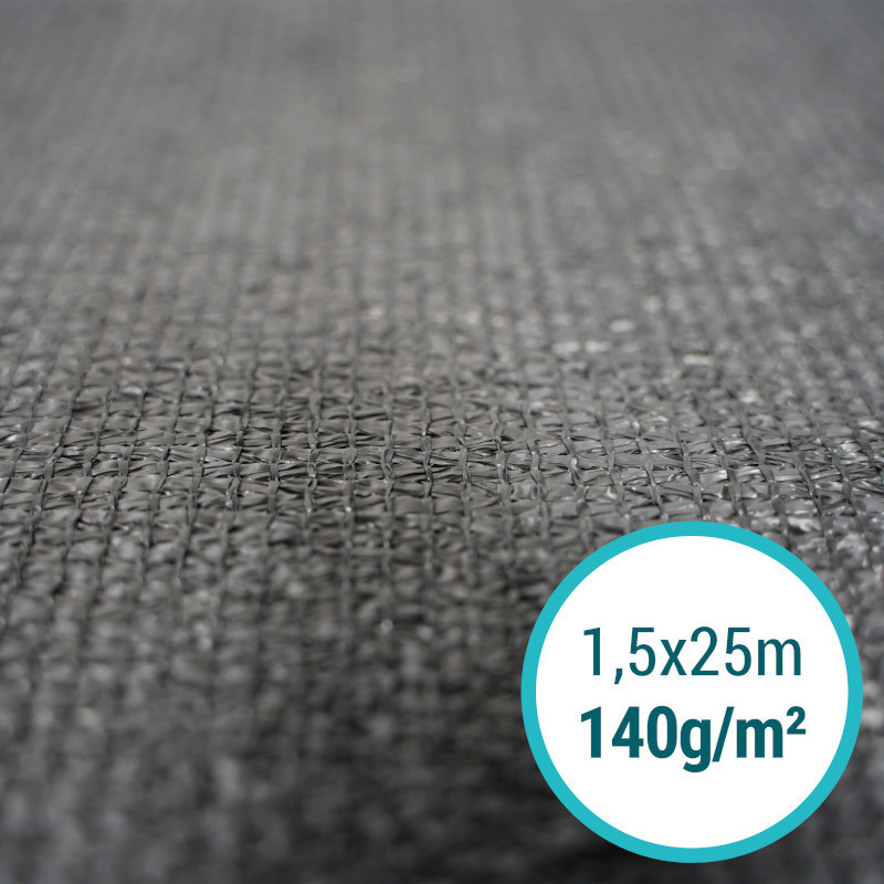 Siatka cieniująca Sillar 1,5x25m, 140 g/m², 90% zacienienia Siatka cieniująca Sillar 1,5x25m, 140 g/m², 90% zacienienia