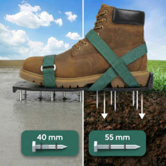 Aerator ogrodowy Sillar - nakładki na buty z kolcami 2w1