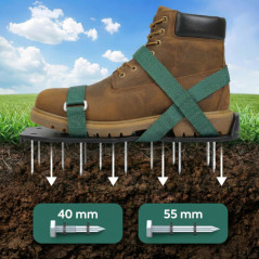 Aerator ogrodowy Sillar - nakładki na buty z kolcami 2w1