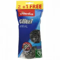 Druciak do kuchni Vileda Glitzo Spiral - 3 sztuki