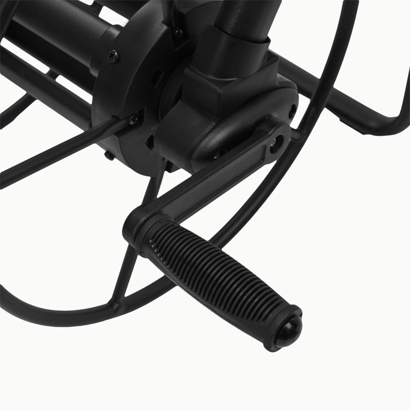 Zwijacz do węża ogrodowego XTR STALCO GARDEN metalowy stalowy 1/2” 5/8” 3/4” – zwijak na wąż z korbą