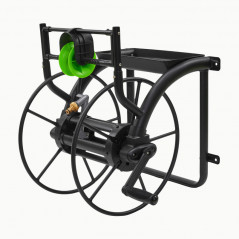 Zwijacz do węża ogrodowego XTR STALCO GARDEN metalowy stalowy 1/2” 5/8” 3/4” – zwijak na wąż z korbą