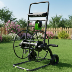 Wózek metalowy do węża na kołach Stalco Garden XTR