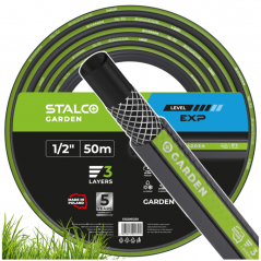 Wąż ogrodowy STALCO EXP 1/2″ 50 m – trwałość i elastyczność