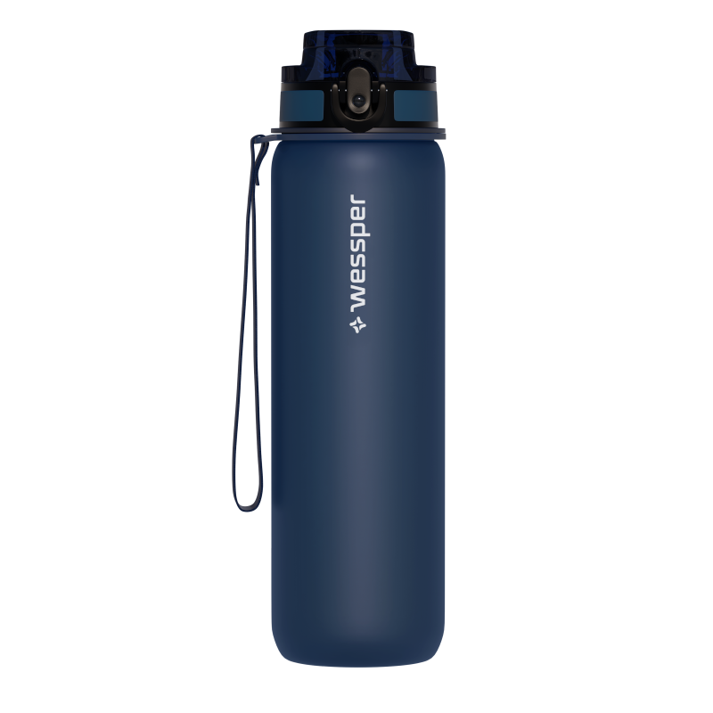 Butelka Wessper B4 TRITAN™ 1 l – Niebieska Motywacja