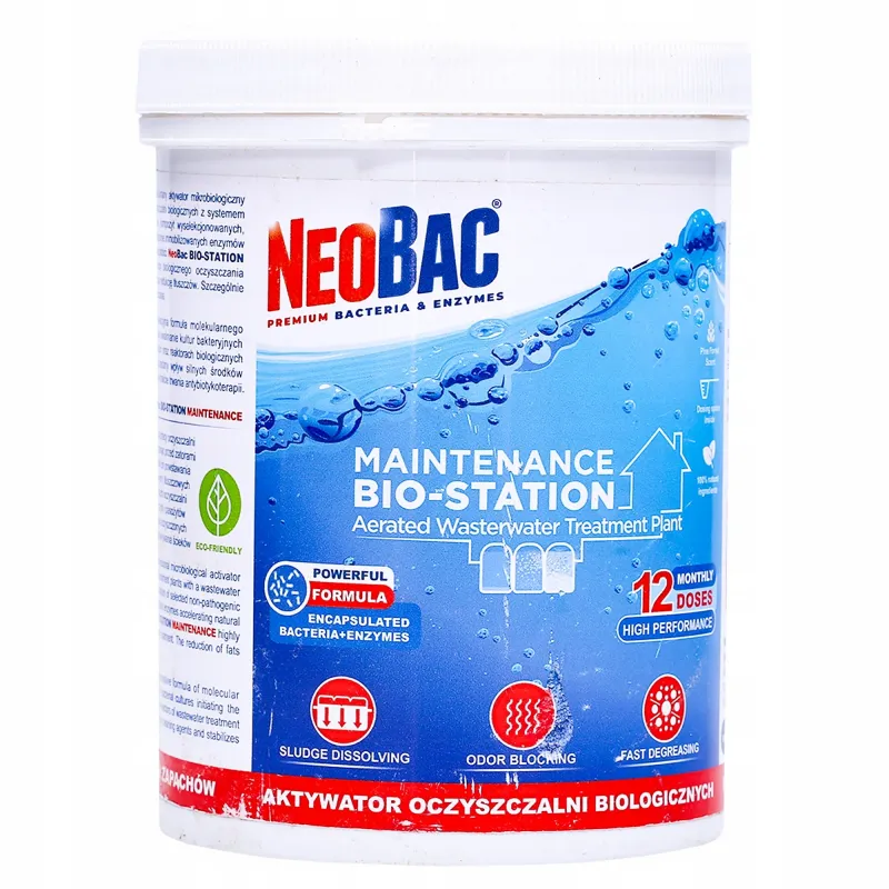 Aktywator/ bakterie do oczyszczalni biologicznych NeoBac Bio-Station 1 kg