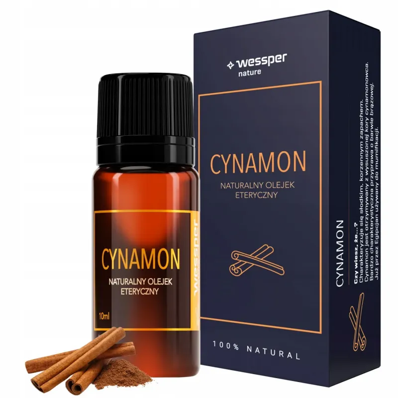 Naturalny olejek eteryczny cynamon 10 ml Wessper