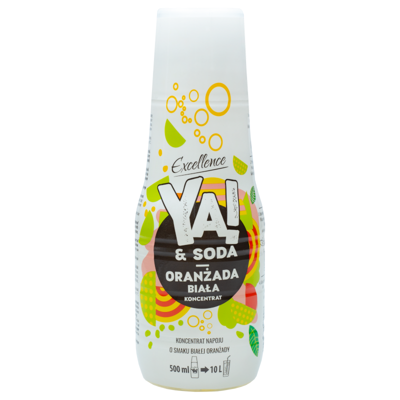 Ya Soda Biała Oranżada Classic – syrop do saturatora 500ml