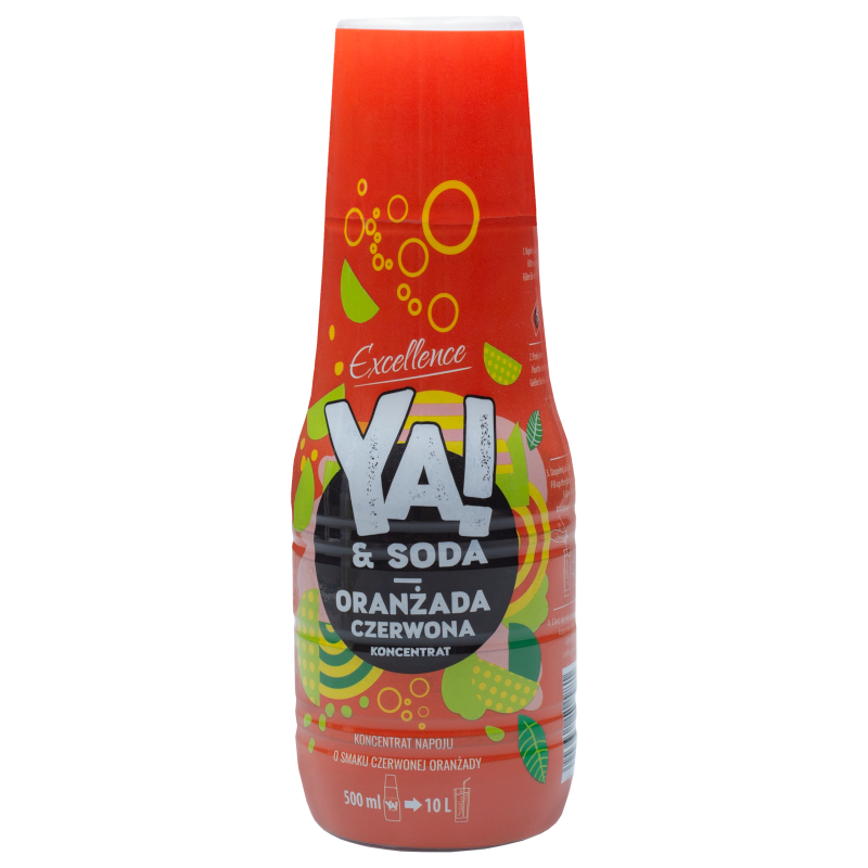 Ya Soda Czerwona Oranżada Classic – syrop do saturatora 500ml