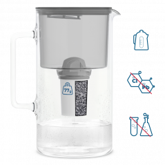Dzbanek filtrujący szklany Wessper D2 Borosilicate 3 l