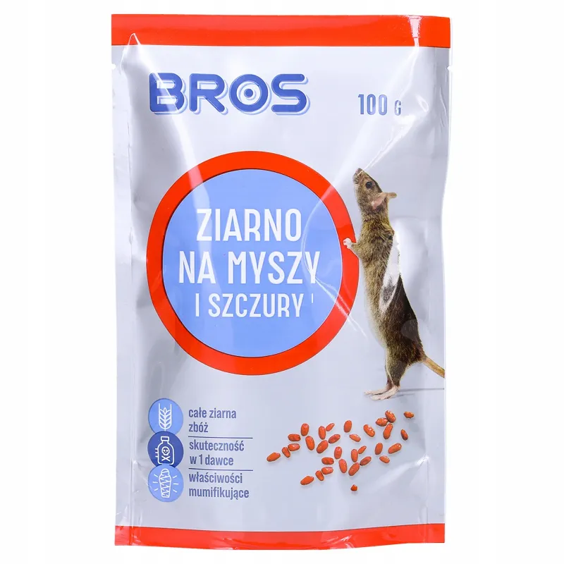 Trujące ziarno na gryzonie Bros 100 g