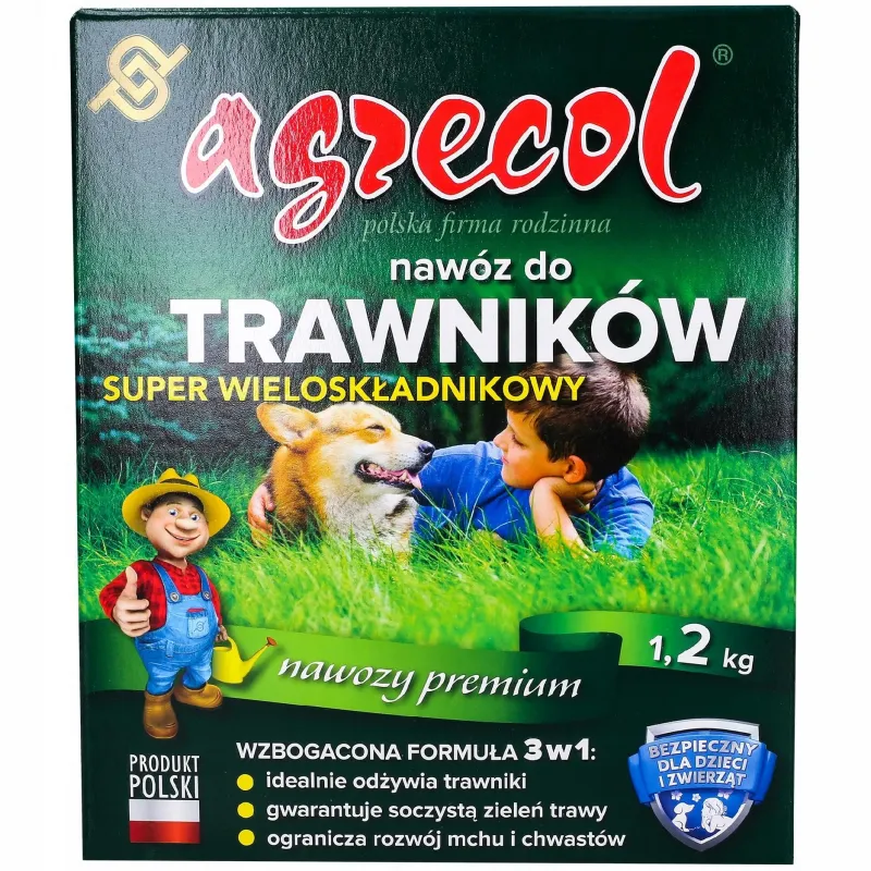 Nawóz wieloskładnikowy do trawy Agrecol 1200g