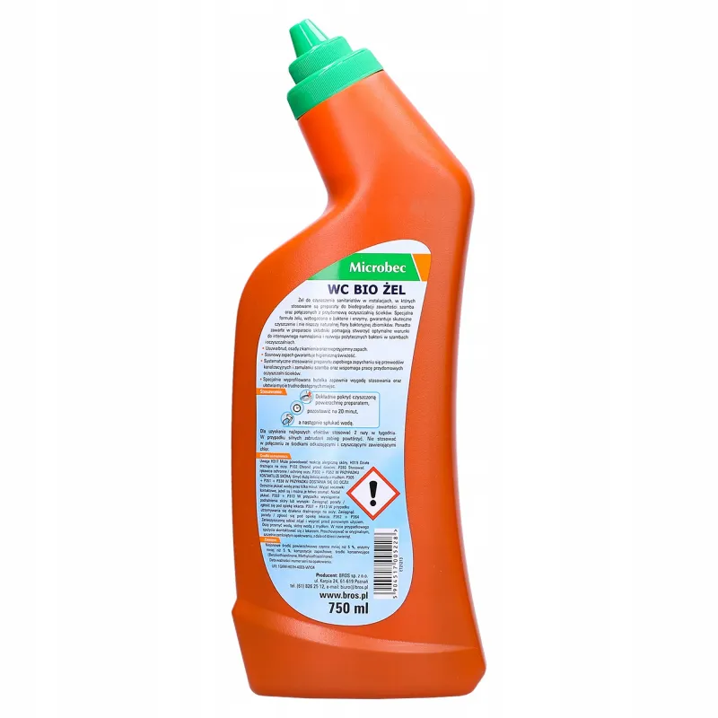 WC Bio żel Microbec do toalet połączonych z szambem Bros, zapach sosny 750 ml