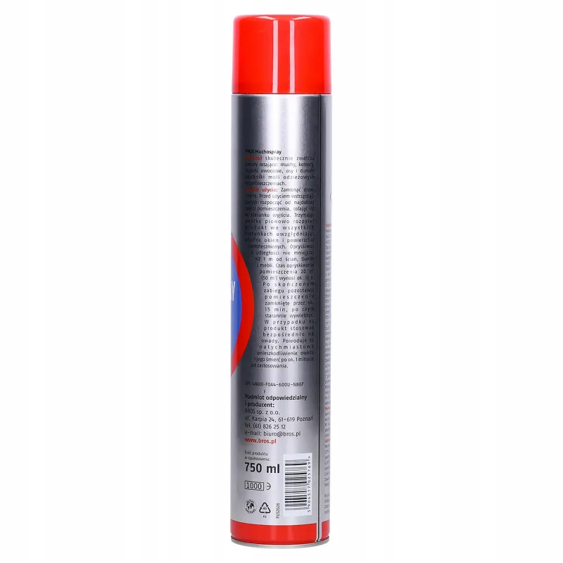 Muchospray, preparat na muchy i komary Bros 750 ml