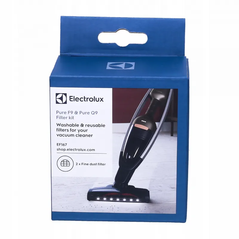 Zmywalne filtry do odkurzacza EF167 Pure Q9 Electrolux 2 szt.