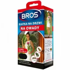 Czarna moskitiera do drzwi na owady Bros