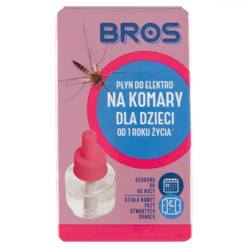 Płyn do elektro na komary dla dzieci od 1 roku życia Bros 40 ml