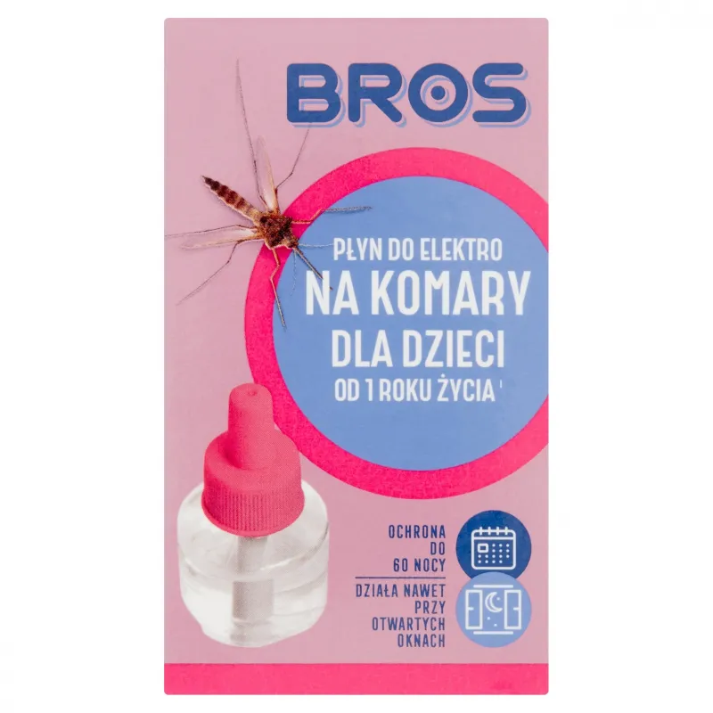 Płyn do elektro na komary dla dzieci od 1 roku życia Bros 40 ml