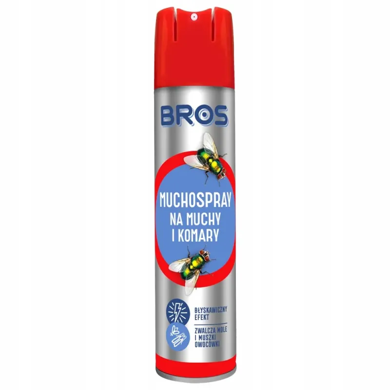 Środek w sprayu na muchy i komary Bros 250 ml