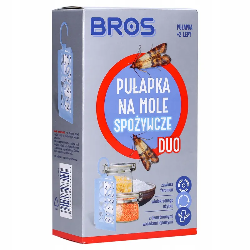 Pułapka na mole spożywcze Duo Bros, 2 lepy