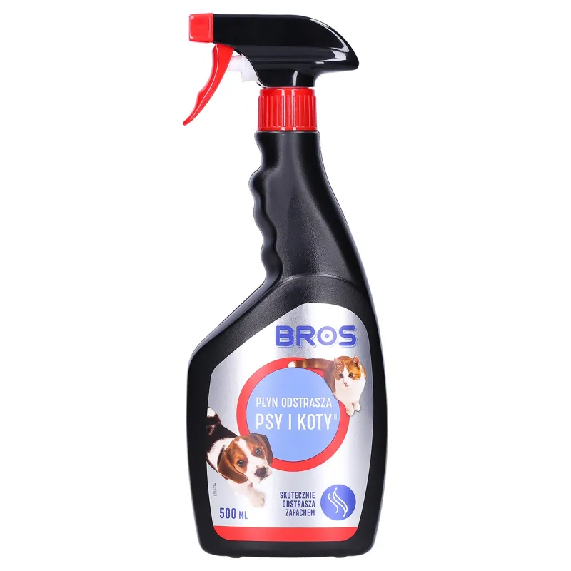 Spray przeciwdziałający psom i kotom Bros 500 ml