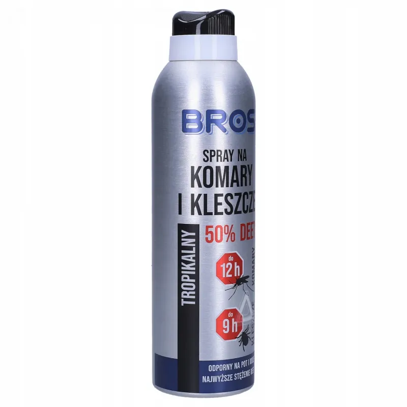 Spray na komary i kleszcze Bros 50% DEET 180 ml