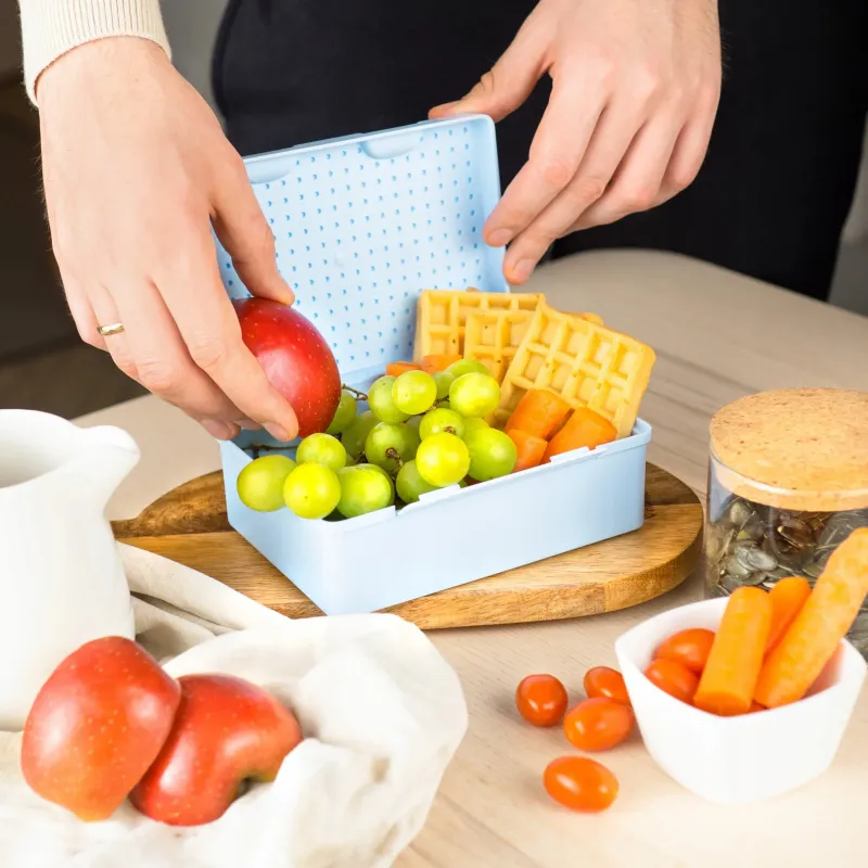 Lunch box dla dzieci Wessper Til Til błękitny 1,27 l