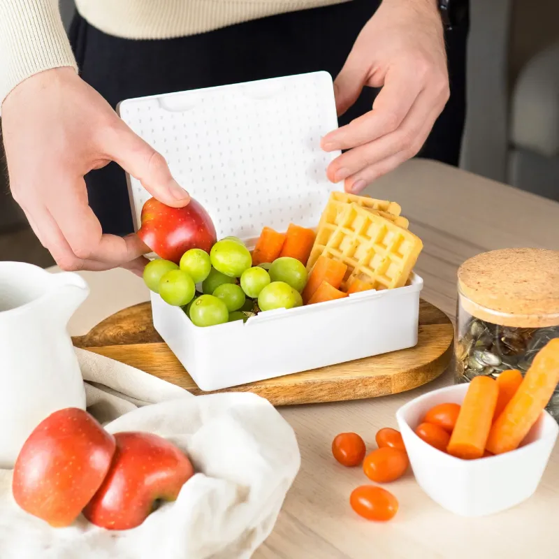 Lunch box dla dzieci Wessper Til Til biały 1,27 l