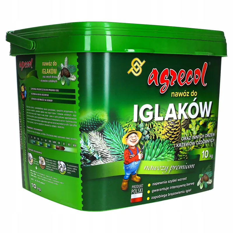 Nawóz do iglaków Agrecol 10 kg