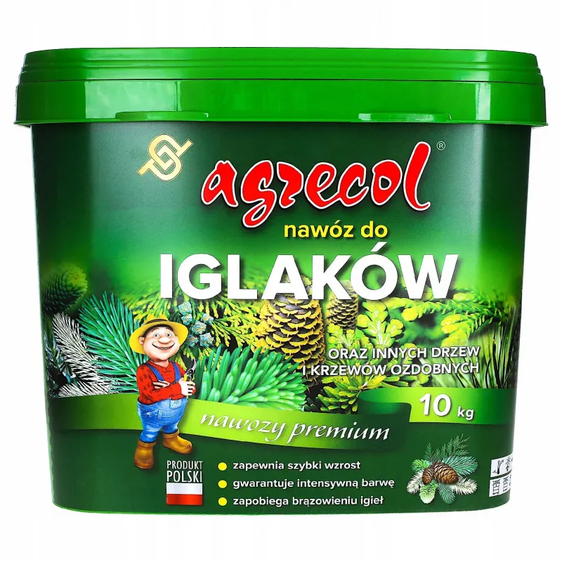 Nawóz do uprawy iglaków Agrecol 10 kg